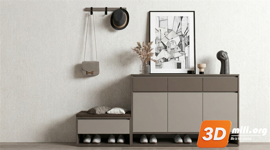 Shoe cabinet Skp Files